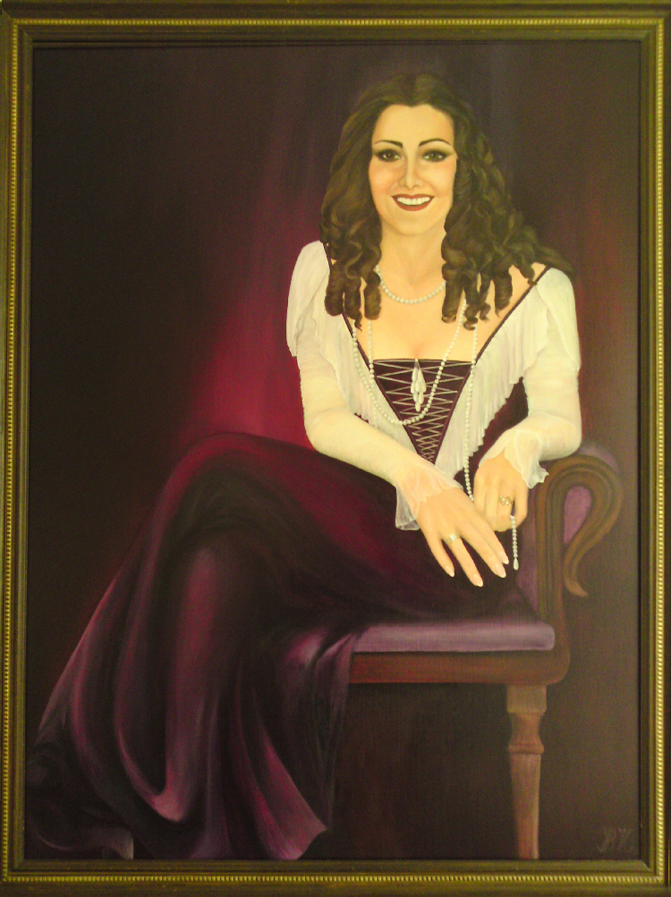 portretschilderij door Yvonne van Bloemendal
