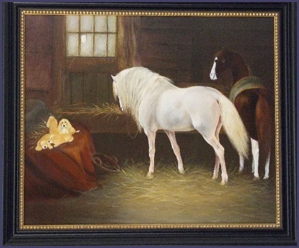 paardenstal-schilderij