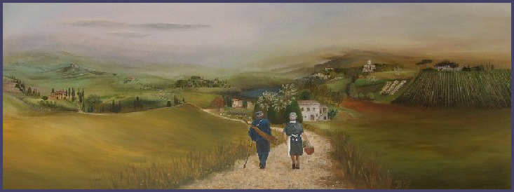 schilderij-van-toscaans-landschap