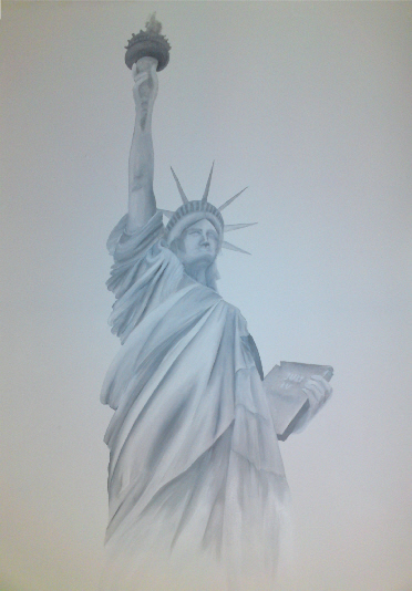 vrijheidsbeeld-muurschildering