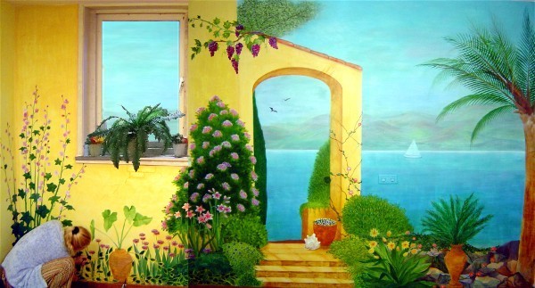 muurschildering-mediterraan