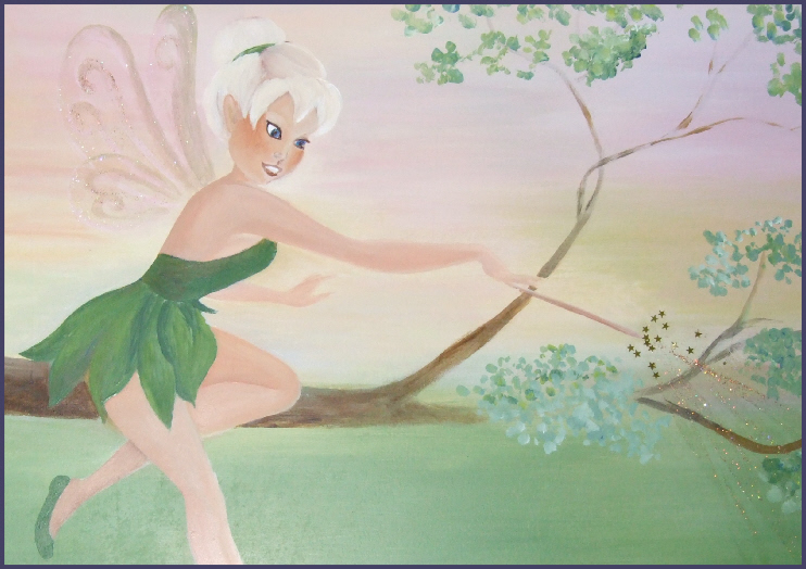 tinkerbell-wandschildering
