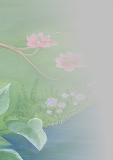 bloemen-wandschildering-detailfoto