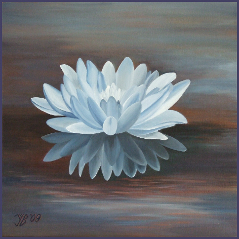 lotusbloem-schilderij