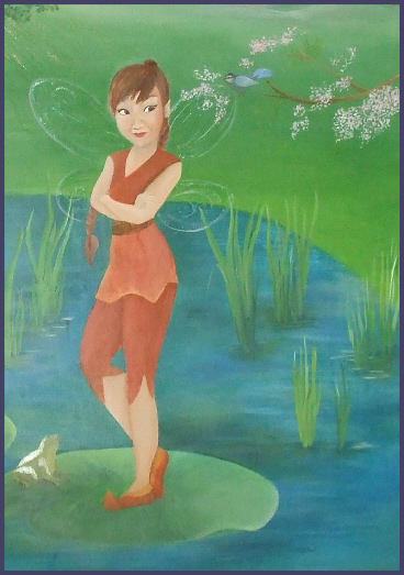 fawn-tinkerbell-muurschildering